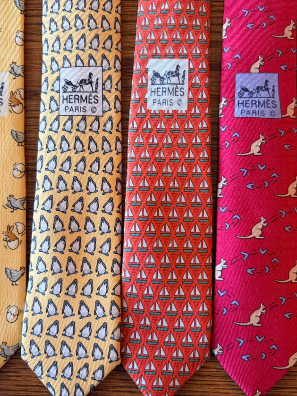 Vintage Hermes neckties $70 each - Picture 16 of 16